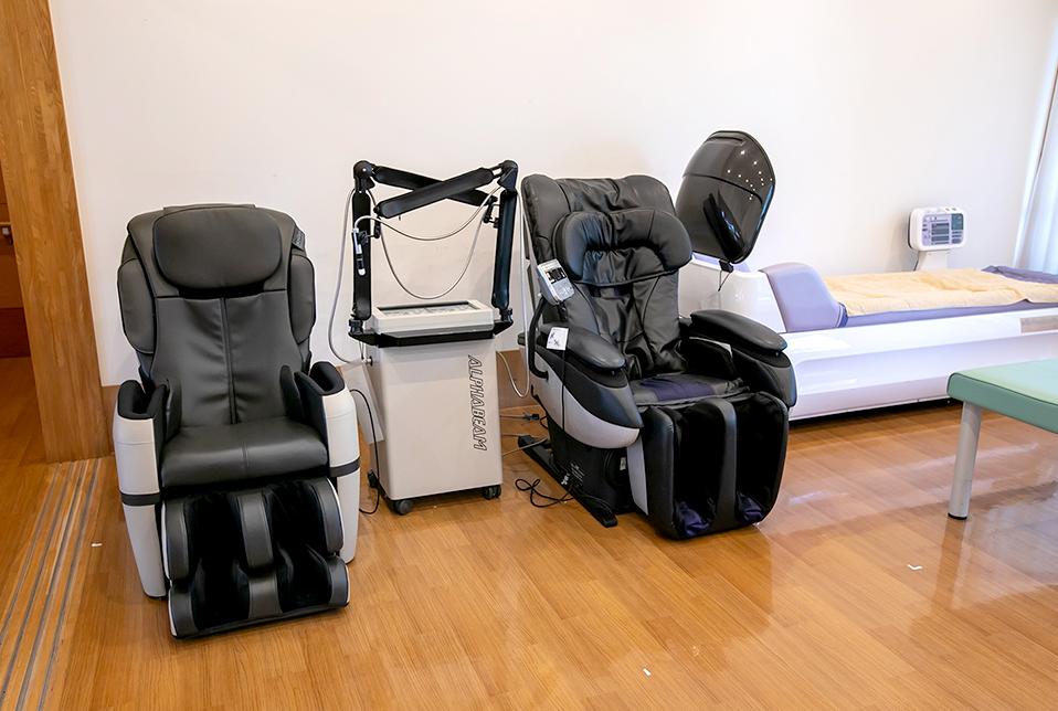 マッサージチェア・ポイントレーザー